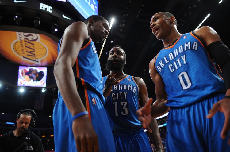  雷霆三少得分全部進(jìn)入歷史前20！他們是NBA歷史最大的如果嗎？